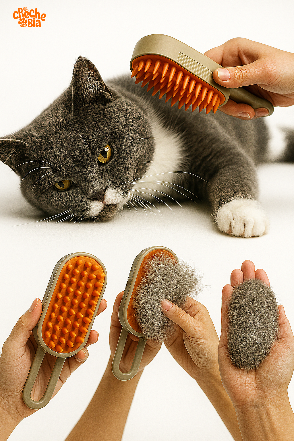 Steam hair removal brush - BUY 1 GET 2!